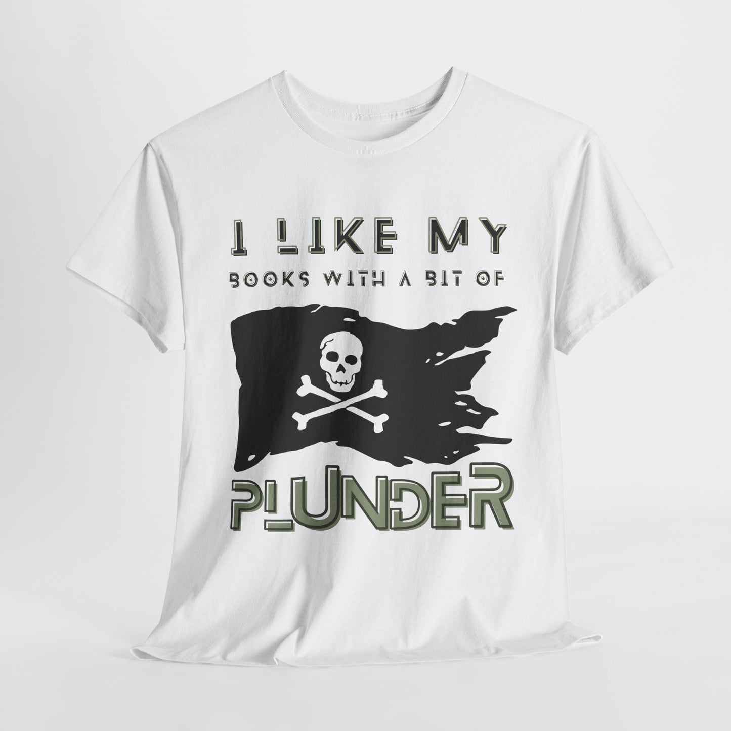 Teen/Adult Unisex “Bit of Plunder” Tee – For Bookish Buccaneers