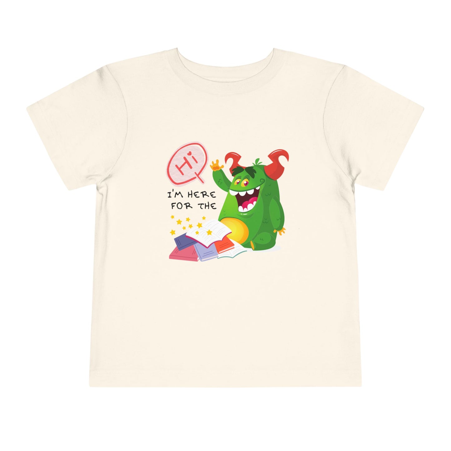 Toddler Here for the Storytime Tee