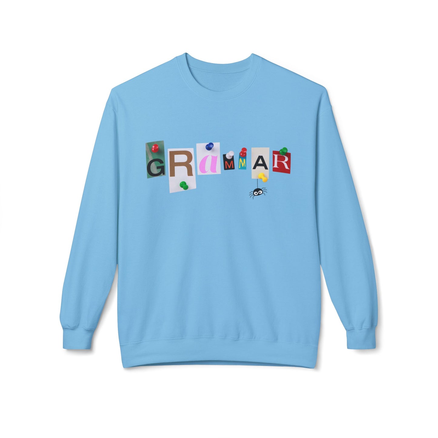 Teen/Adult Unisex Grammar Sweatshirt β Fun Teacher Design for Word Nerds and Language Lovers
