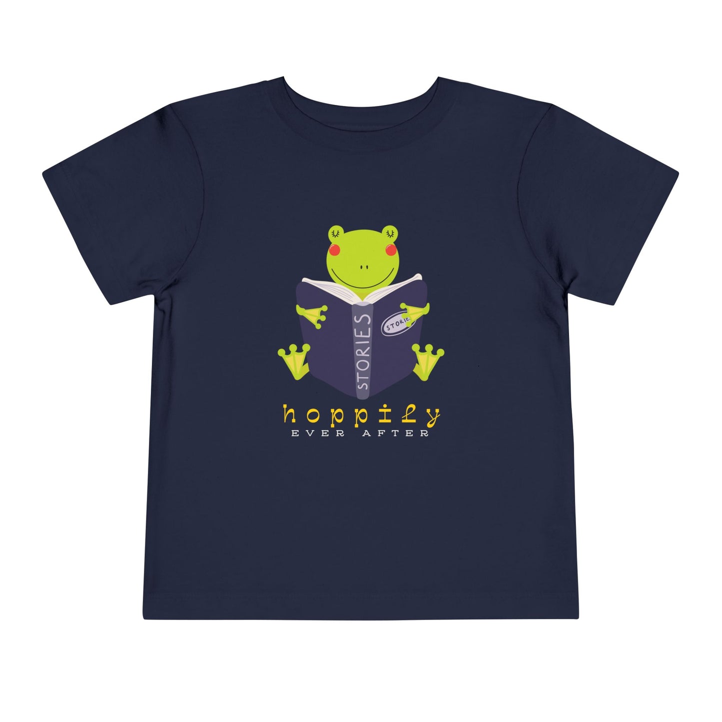 Toddler Hoppily Ever After Tee – Froggy Fun for Little Story Lovers