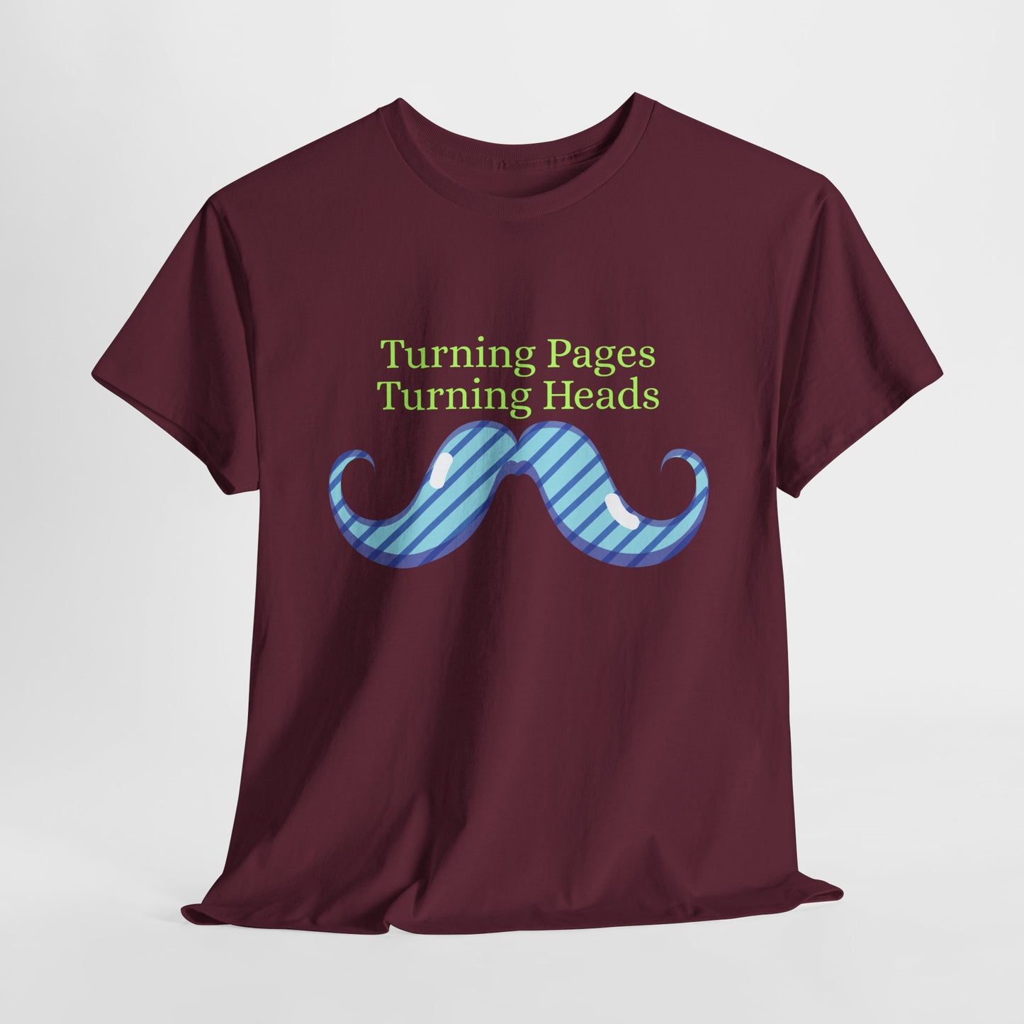 Teen/Adult Unisex Turning Pages, Turning Heads Tee – Bookish Charm with a Dash of Swagger