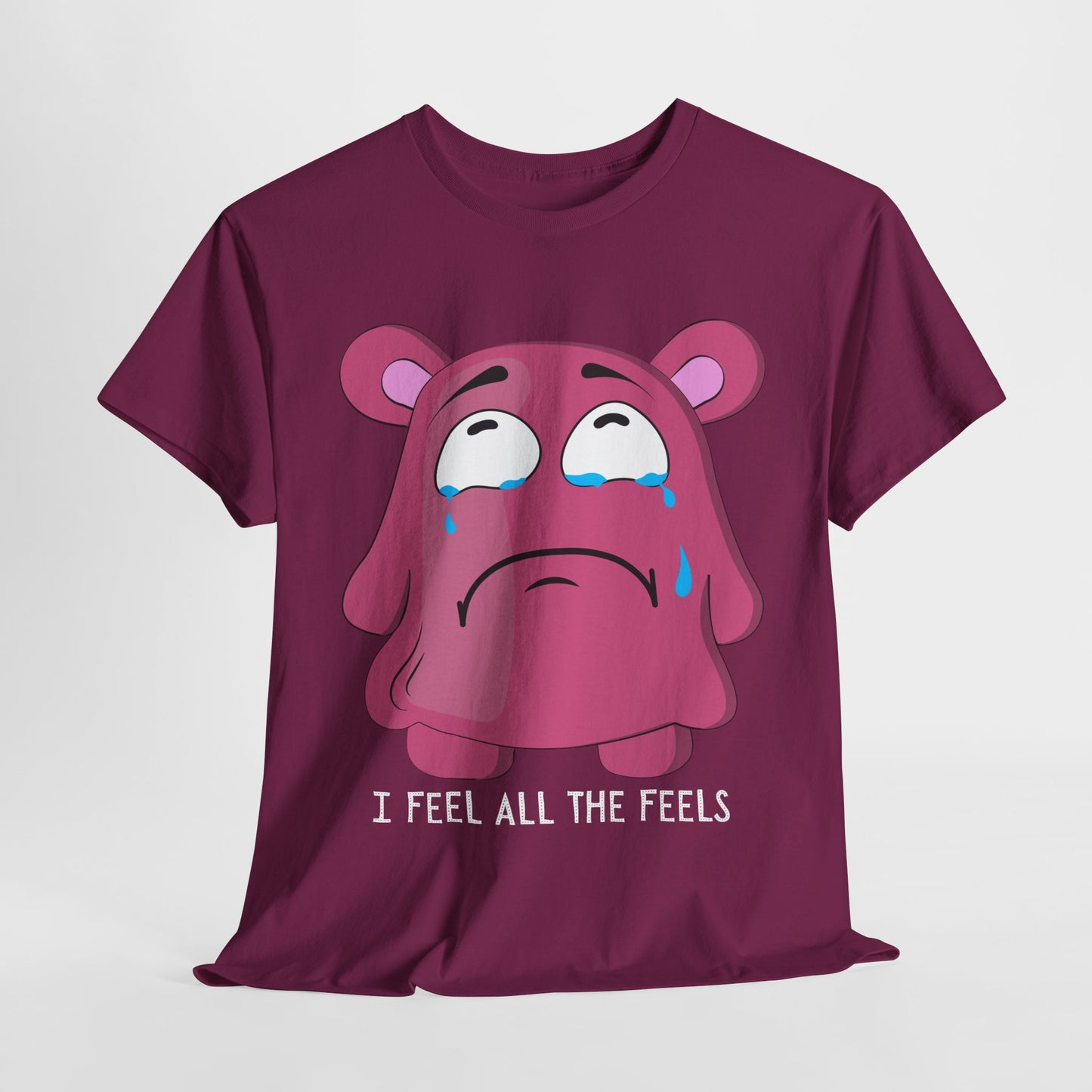 Teen/Adult Unisex “I Feel All the Feels” Tee – Emotional Reader Gift for Empaths & Bookworms