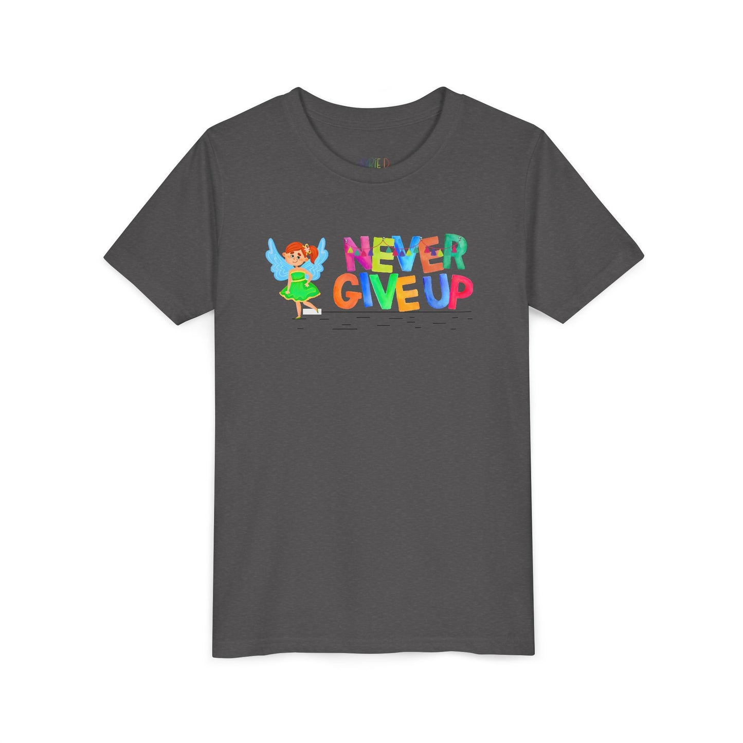 Youth Never Give Up Tee – Keep Going, Keep Growing