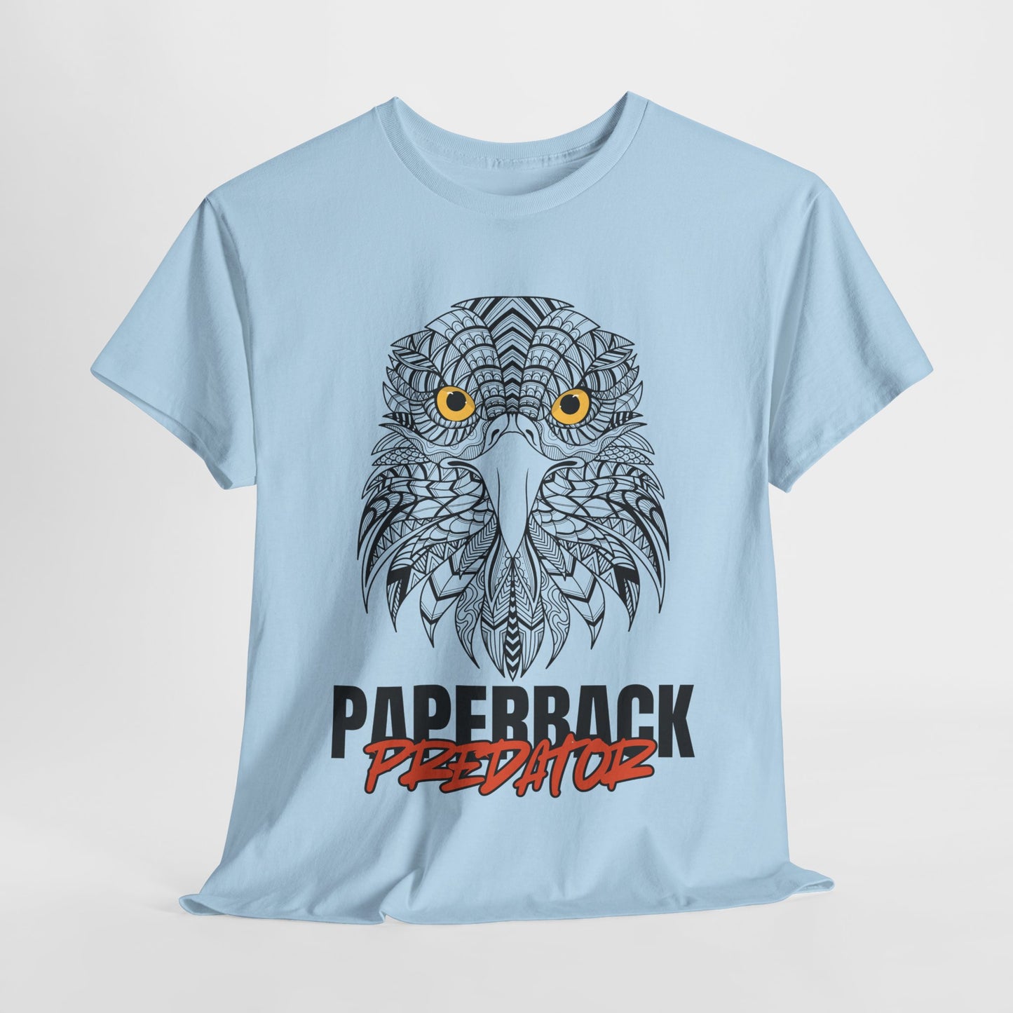 Teen/Adult Unisex β Paperback Predator Tee β Fierce Hawk Book Shirt