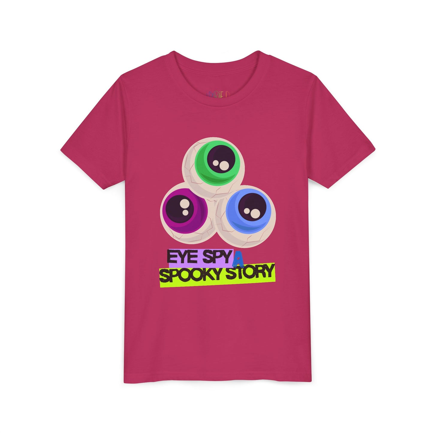 Youth Eye Spy a Spooky Story T-Shirt