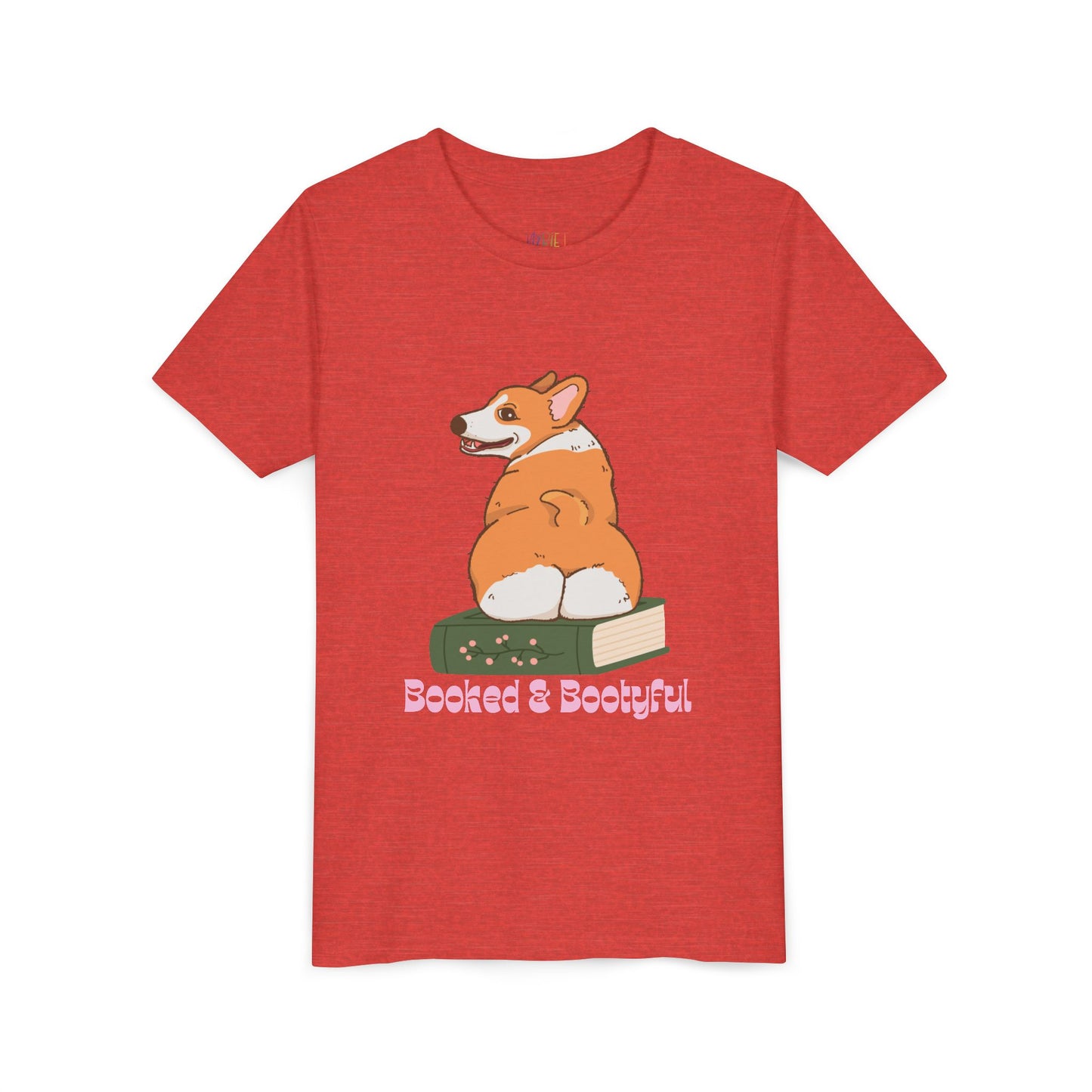 Youth Booked & Bootyful T-Shirt β For the Bold, Bookish, and Totally Paw-some