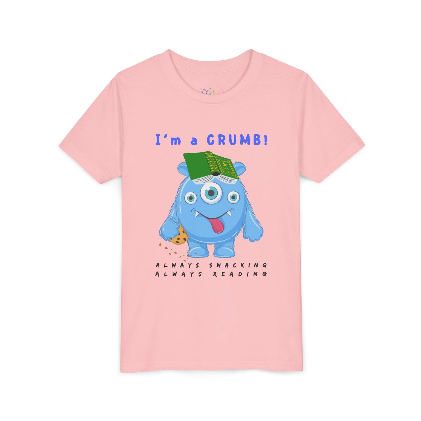 Youth I’m a CRUMB! Snack-Loving Bookworm Tee