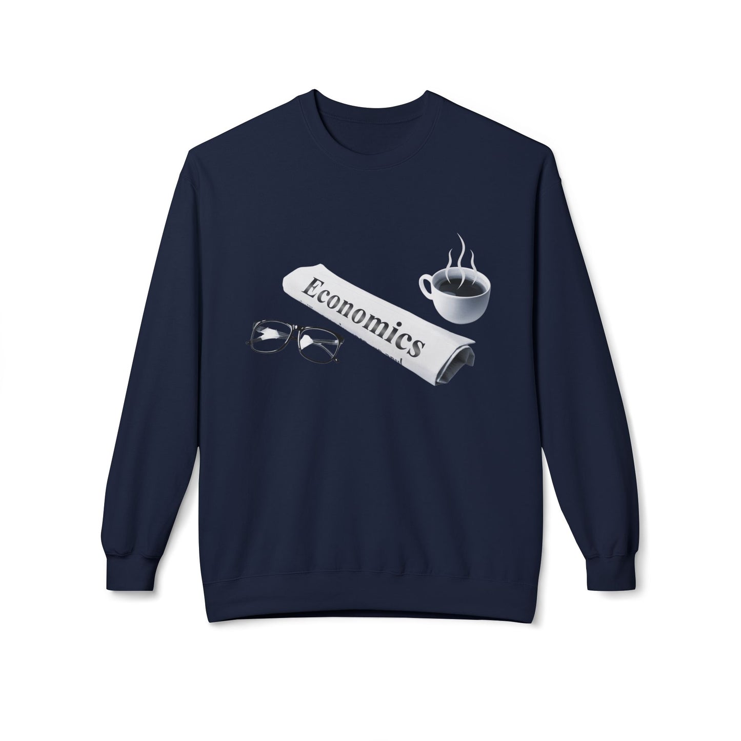 Teen/Adult Unisex Economics Sweatshirt β Classic Scholar Design for Thinkers and Analysts