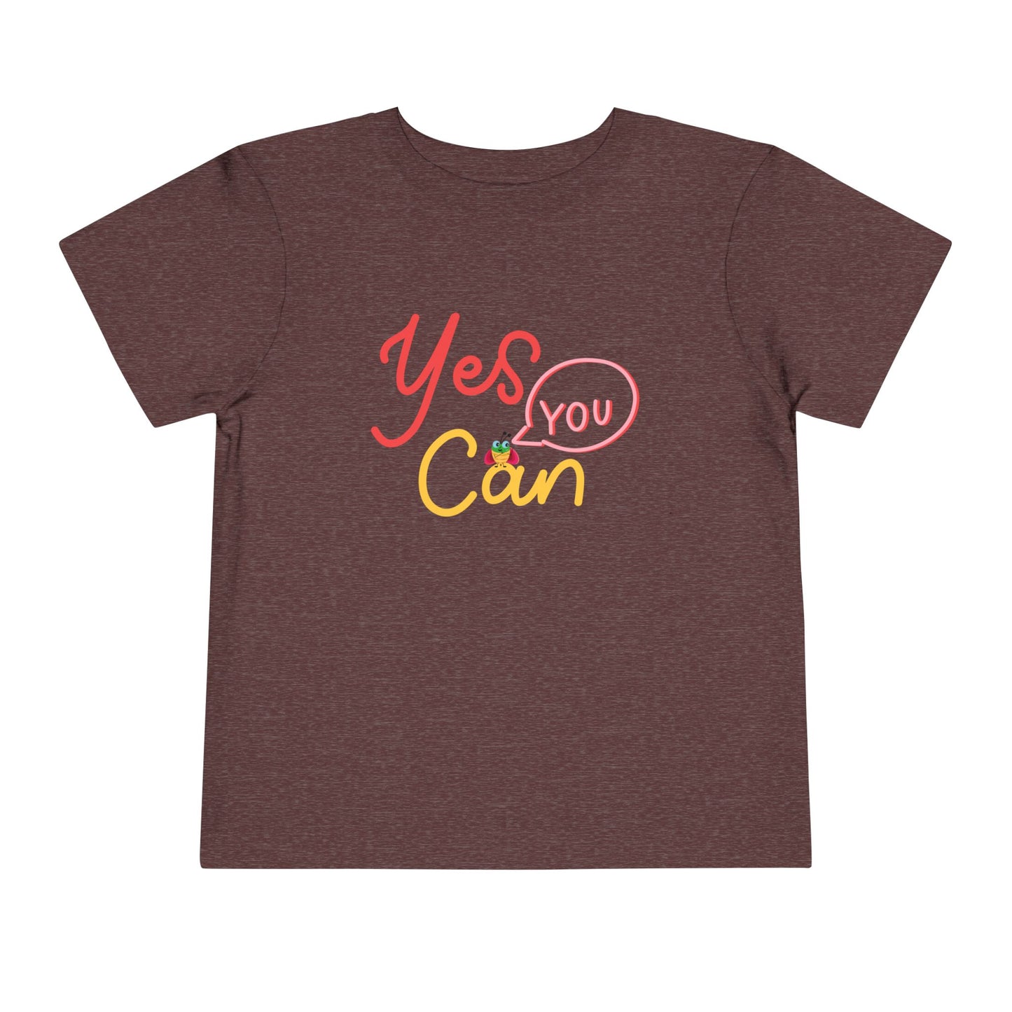 Toddler Yes You Can Tee – Motivational Shirt for Brave Little Ones