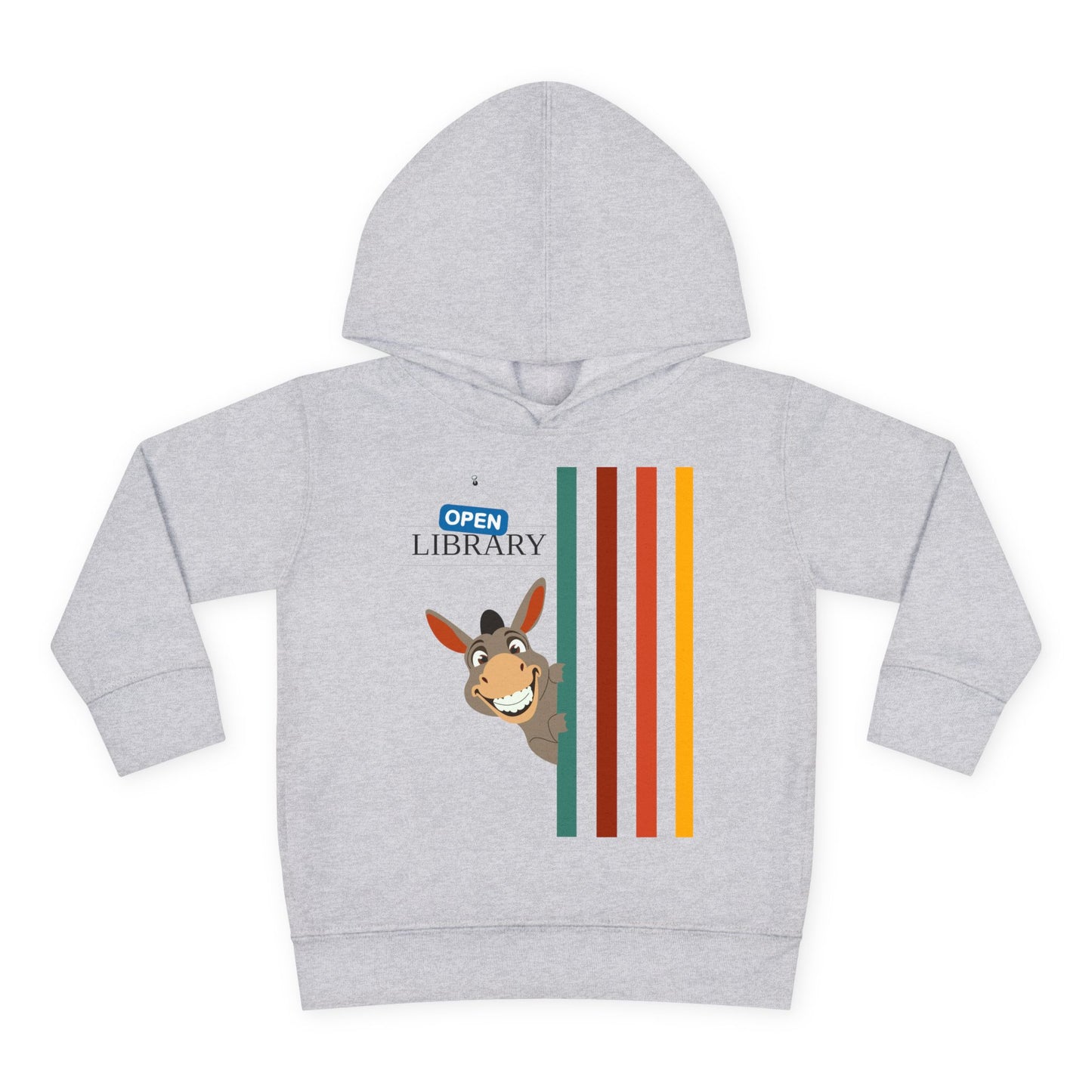 Toddler Open Library Hoodie – Donkey Dell Book Lover Design