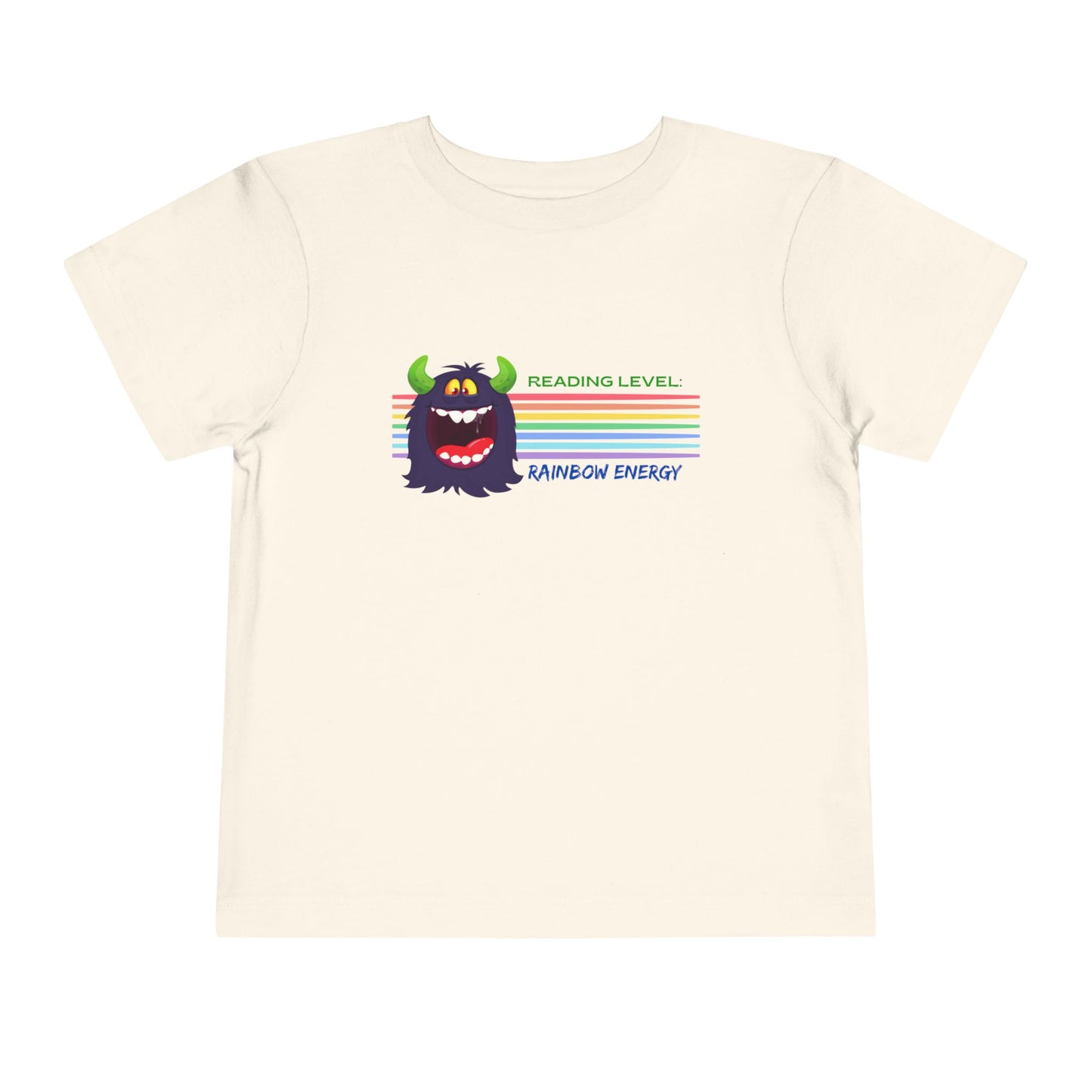 Toddler Reading Level: Rainbow Energy Tee