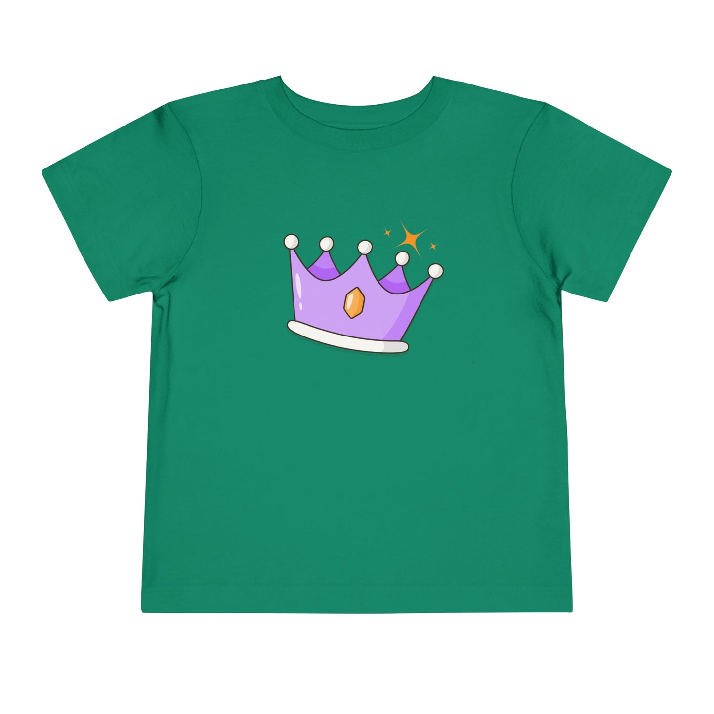 Toddler Royal Sparkle Tee β Crowned Cuteness for Little Royals