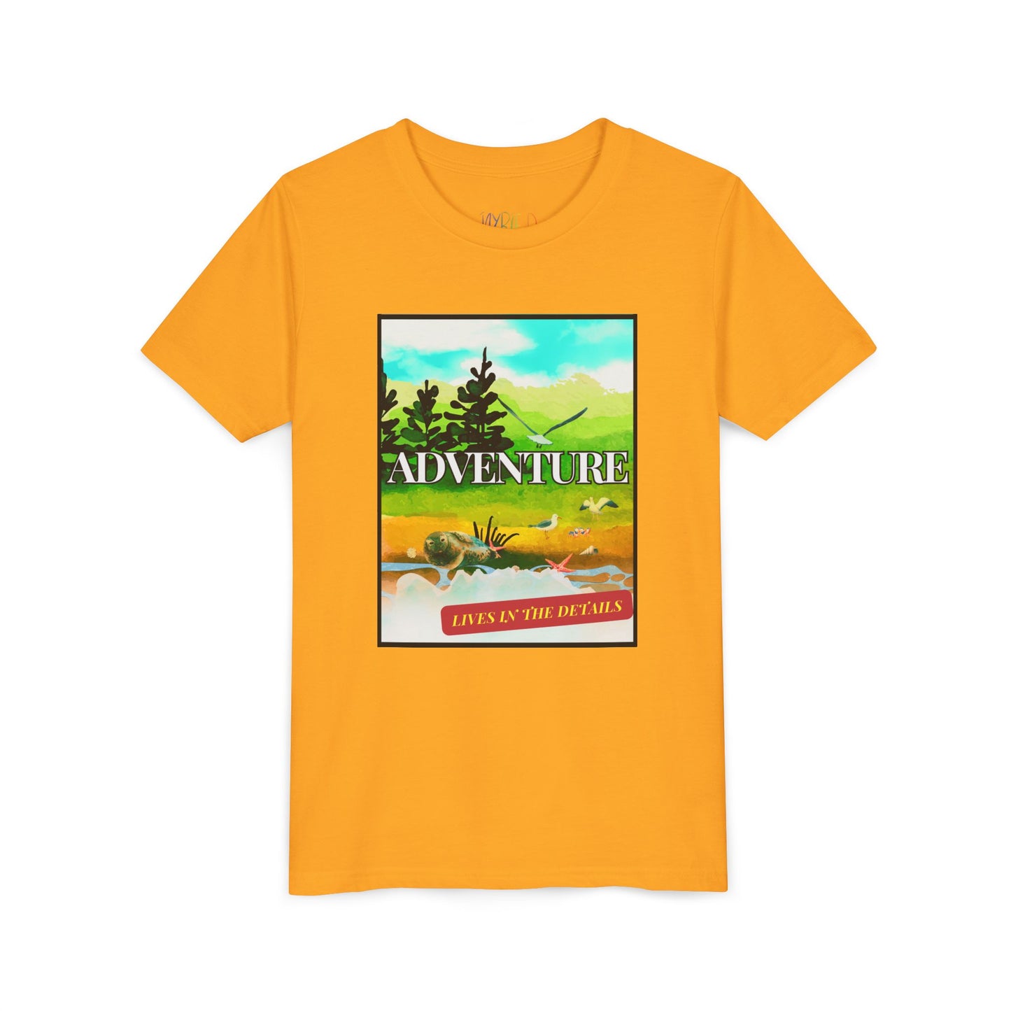 Youth Adventure Lives in the Details Tee – Nature Explorer Shirt for Kids, Curiosity-Driven Outdoor Apparel