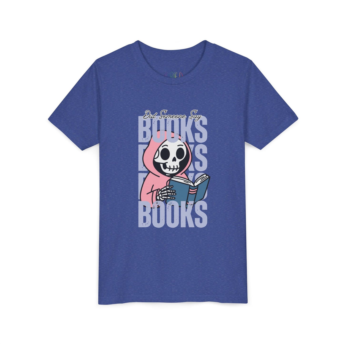 Youth Did Someone Say Books? Skeleton Reader Graphic