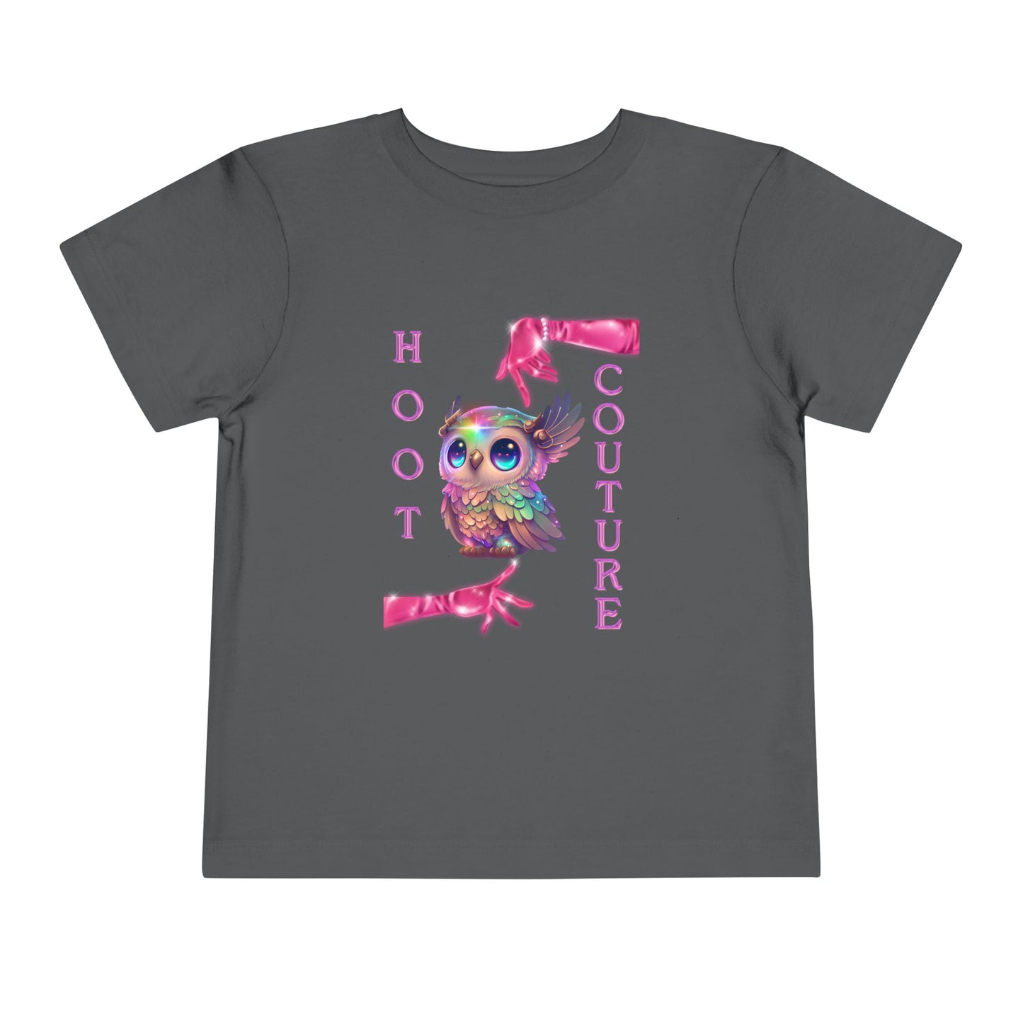 Toddler Hoot Couture Tee – Glam Owl Shirt for Little Fashion Icons