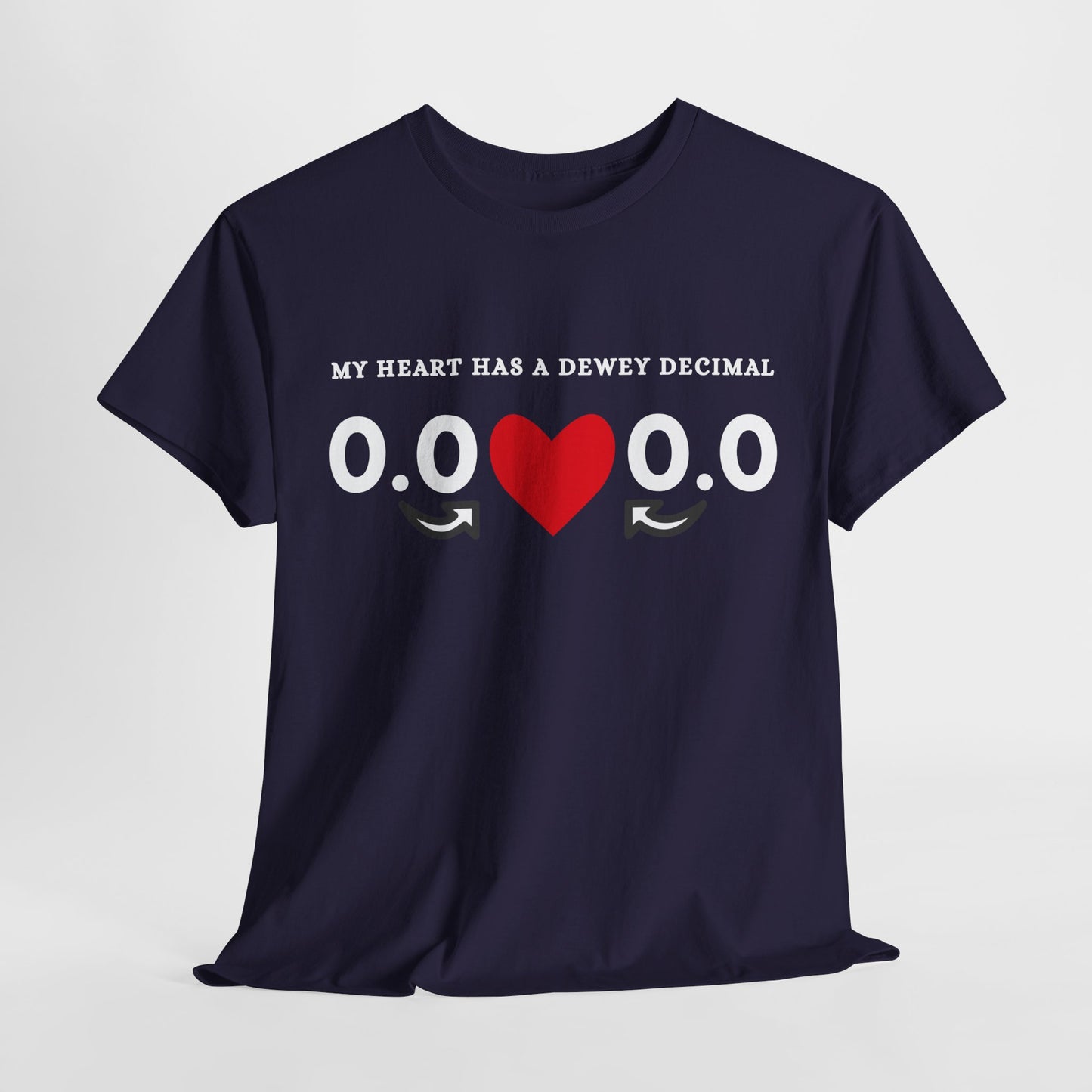 Teen/Adult Unisex Tee – My Heart Has a Dewey Decimal