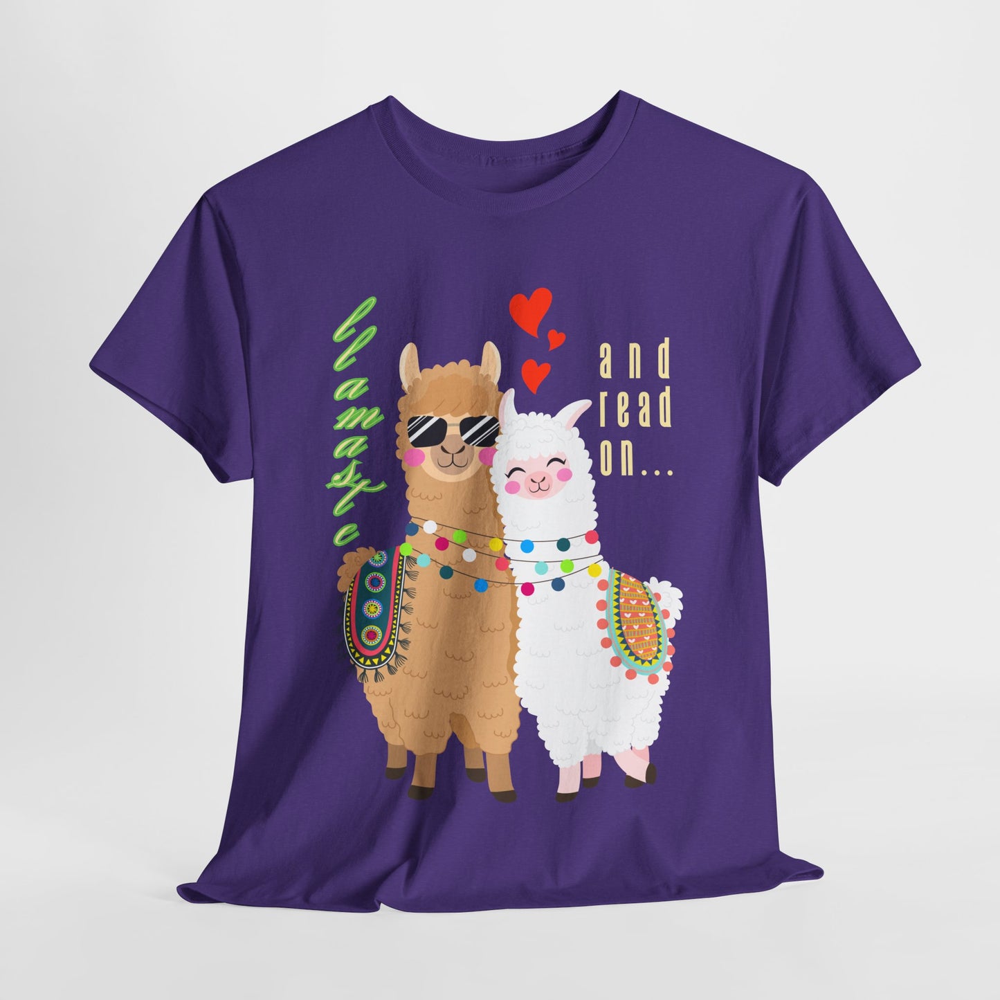 Teen/Adult Unisex – Llamaste & Read On Tee