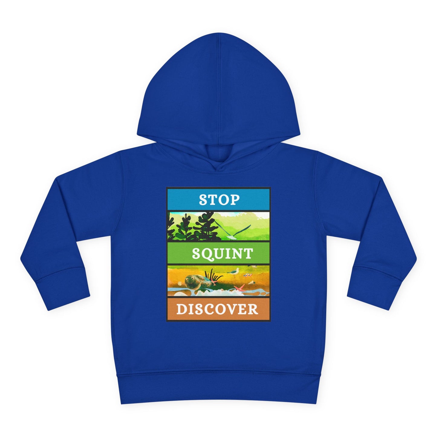 Toddler Stop Squint Discover Hoodie – Nature Explorer Design
