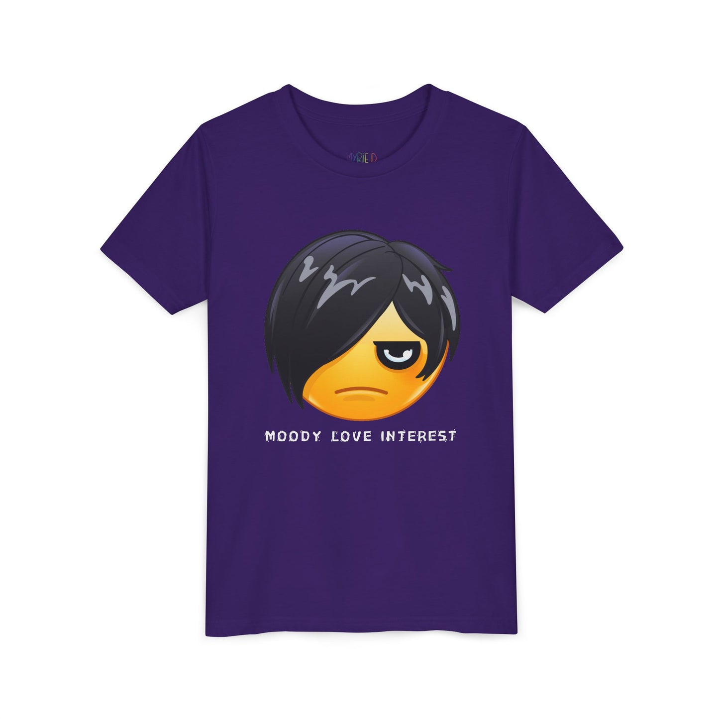 Youth Moody Love Interest T-Shirt – Dramatic Vibes for Young Rom-Com Fans
