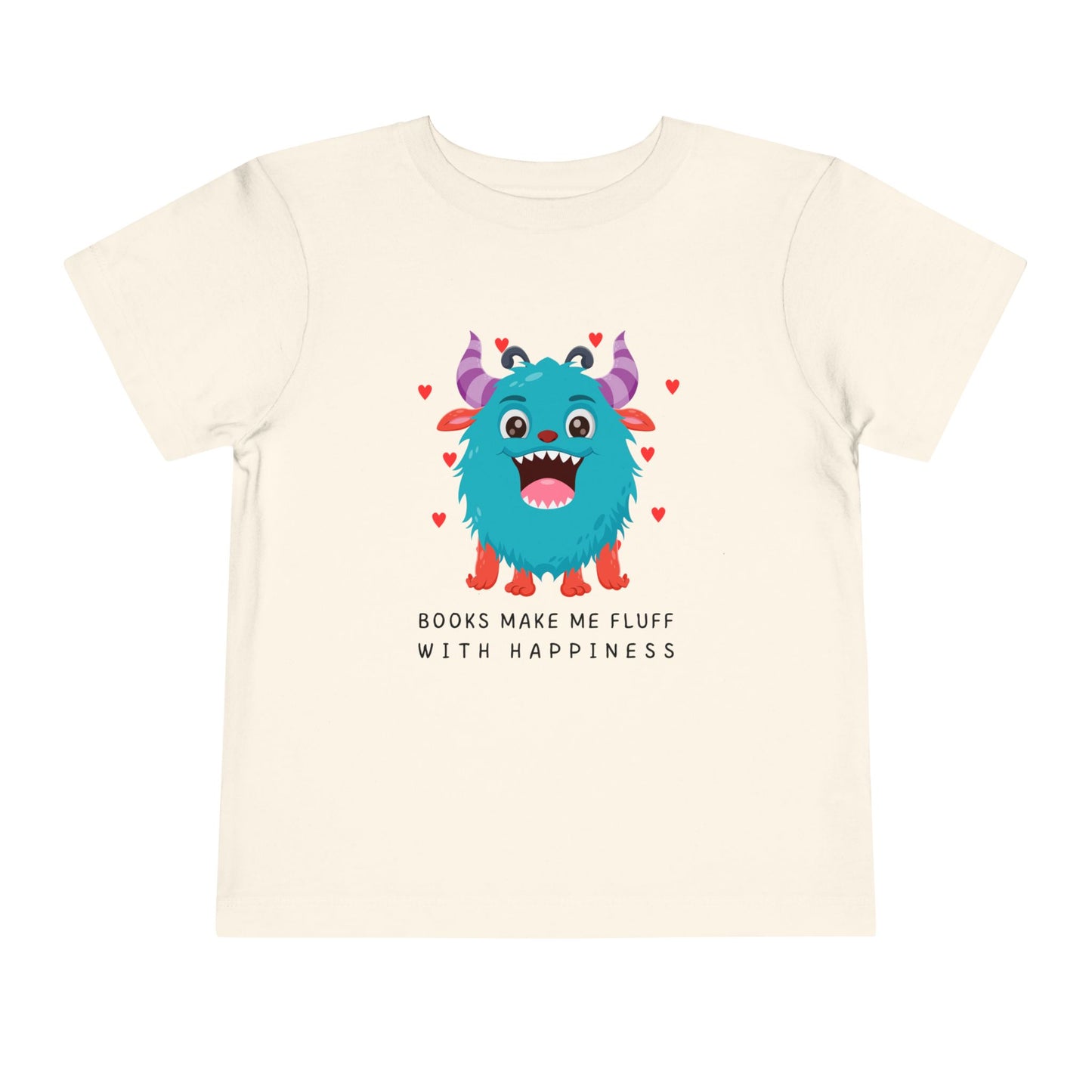 Toddler Books Make Me Fluff With Happiness Tee