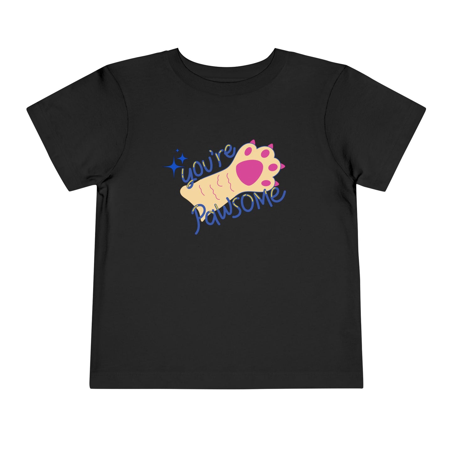 Toddler You’re Pawsome Tee – Cute & Encouraging Paw Print Design