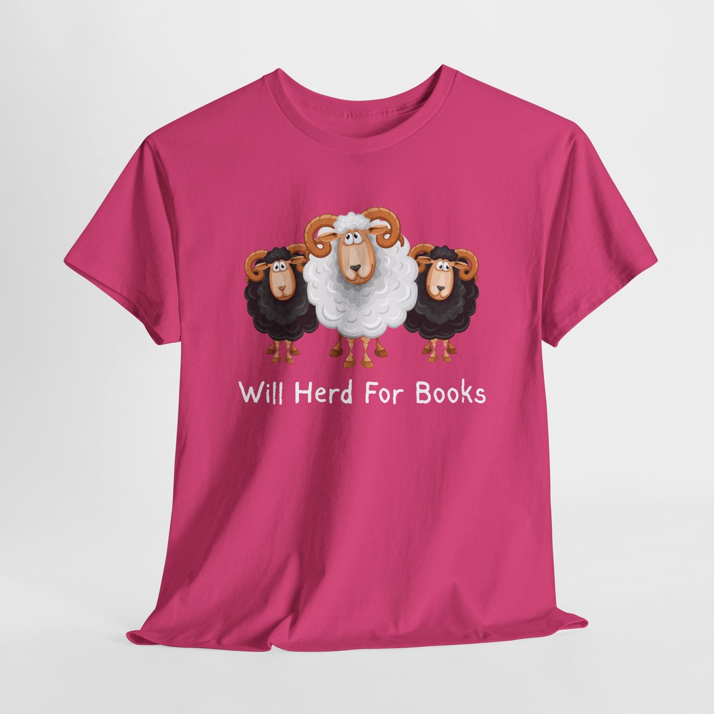 Teen/Adult Unisex Will Herd for Books Tee – Flock to Fiction
