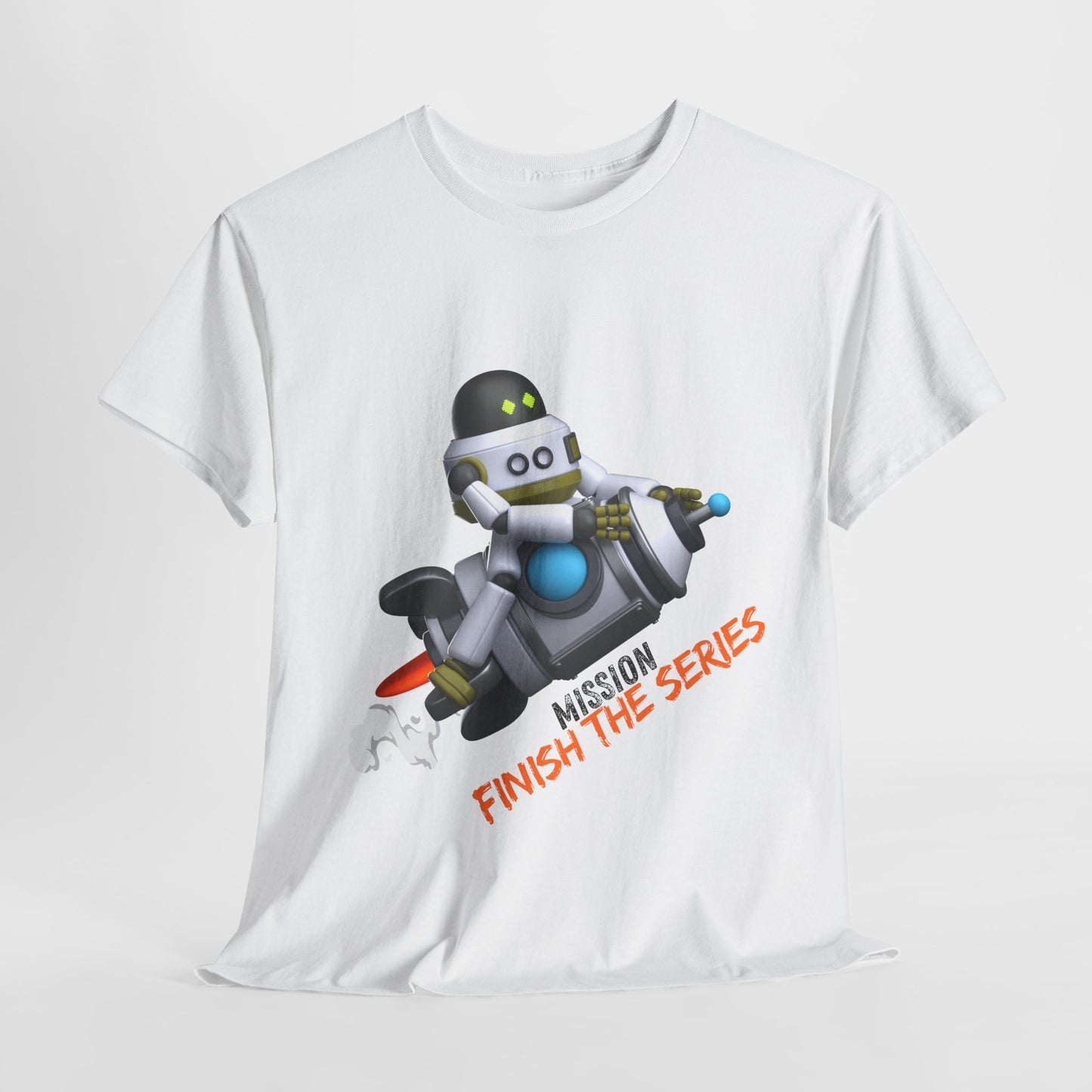 Teen/Adult Unisex Mission: Finish the Series Tee – Reading Motivation for Series Completionists