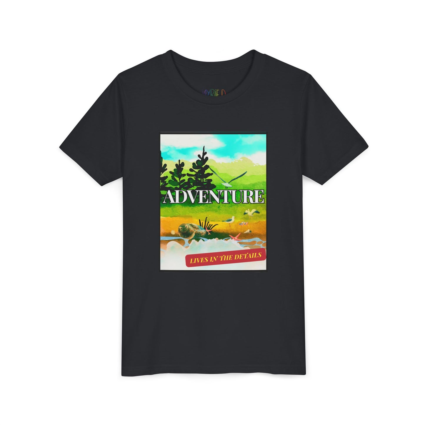 Youth Adventure Lives in the Details Tee – Nature Explorer Shirt for Kids, Curiosity-Driven Outdoor Apparel