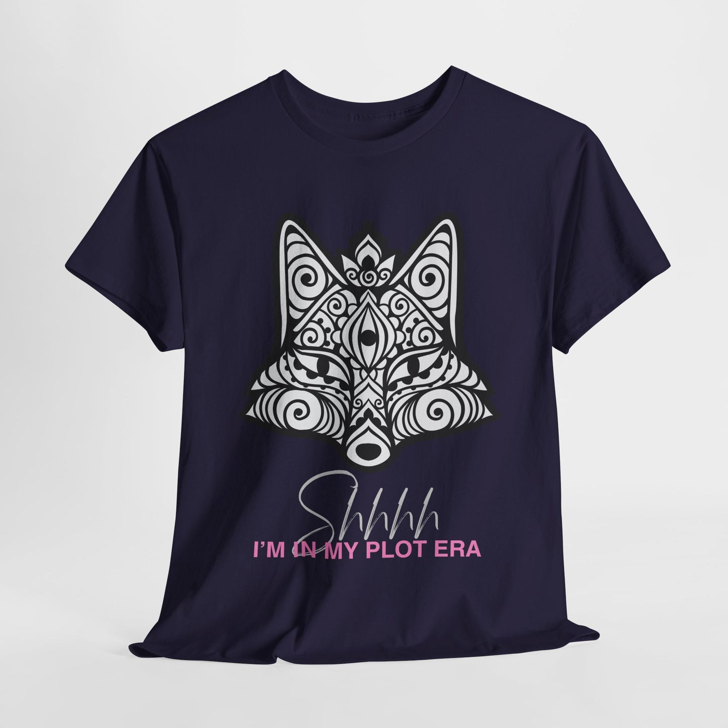 Teen/Adult Unisex β Plot Era Fox Tee β Quiet Reading Aesthetic Shirt