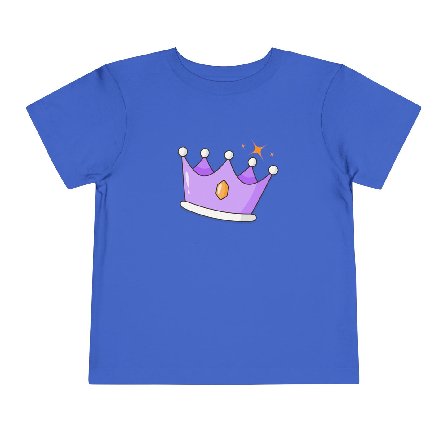 Toddler Royal Sparkle Tee β Crowned Cuteness for Little Royals