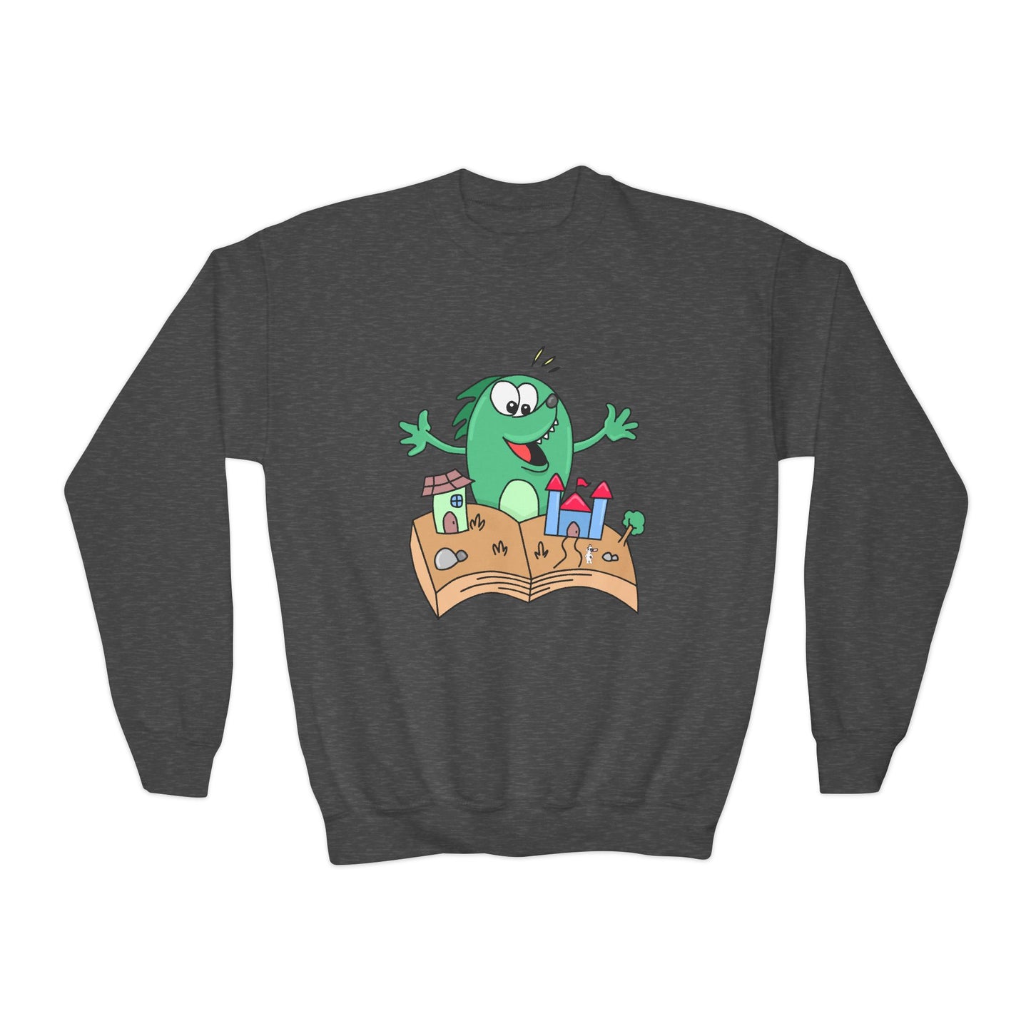 Youth Story Monster Sweatshirt β Big Imagination, Bigger Fun!
