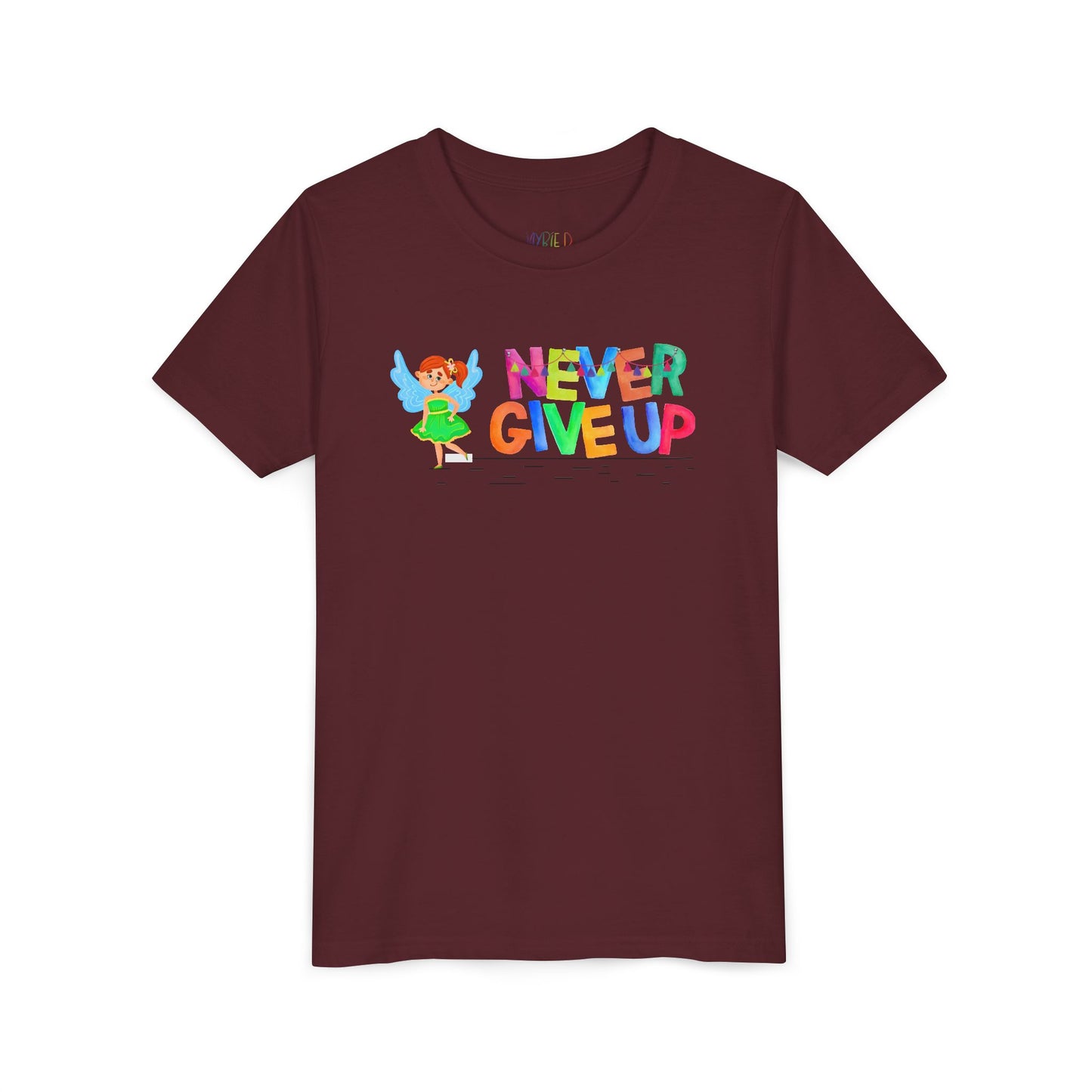 Youth Never Give Up Tee – Keep Going, Keep Growing