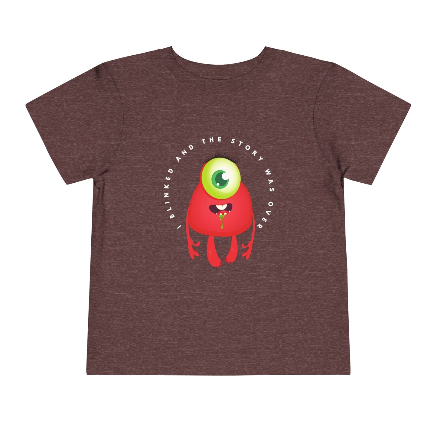 Toddler I Blinked Book Tee