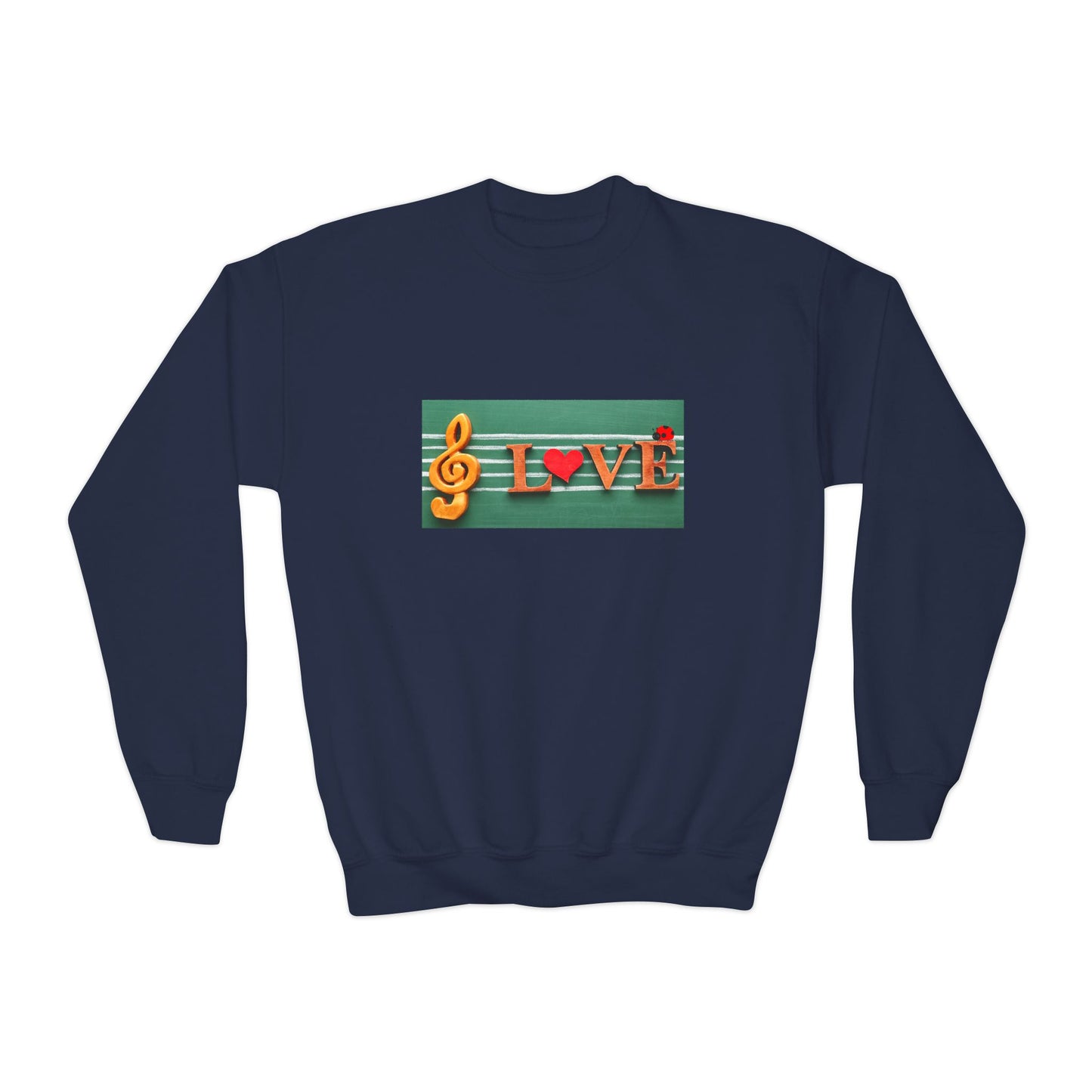 Youth Music Love Sweatshirt – Notes of Joy & Harmony