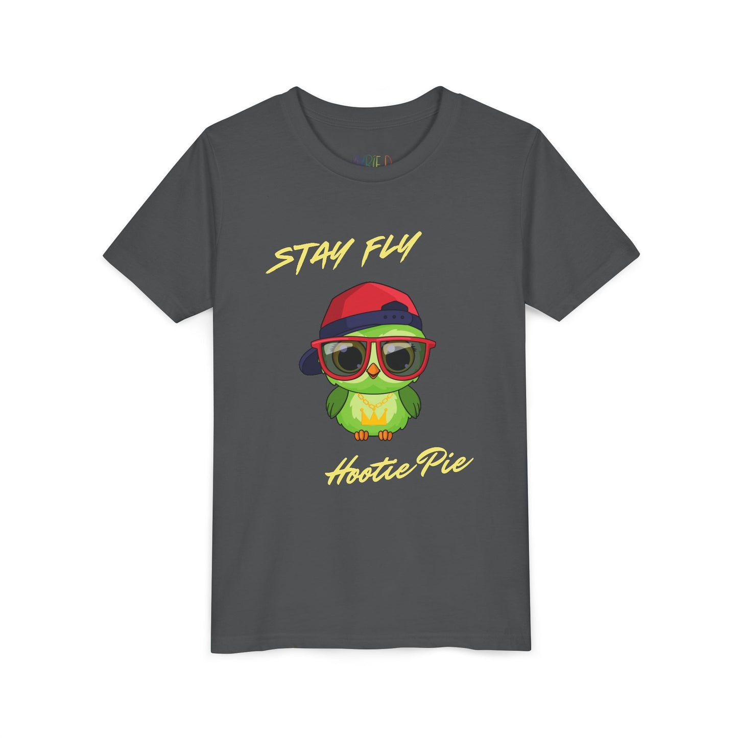 Youth Stay Fly Hootie Pie Tee – Funny Owl Shirt for Cool Kids, Retro Streetwear Style