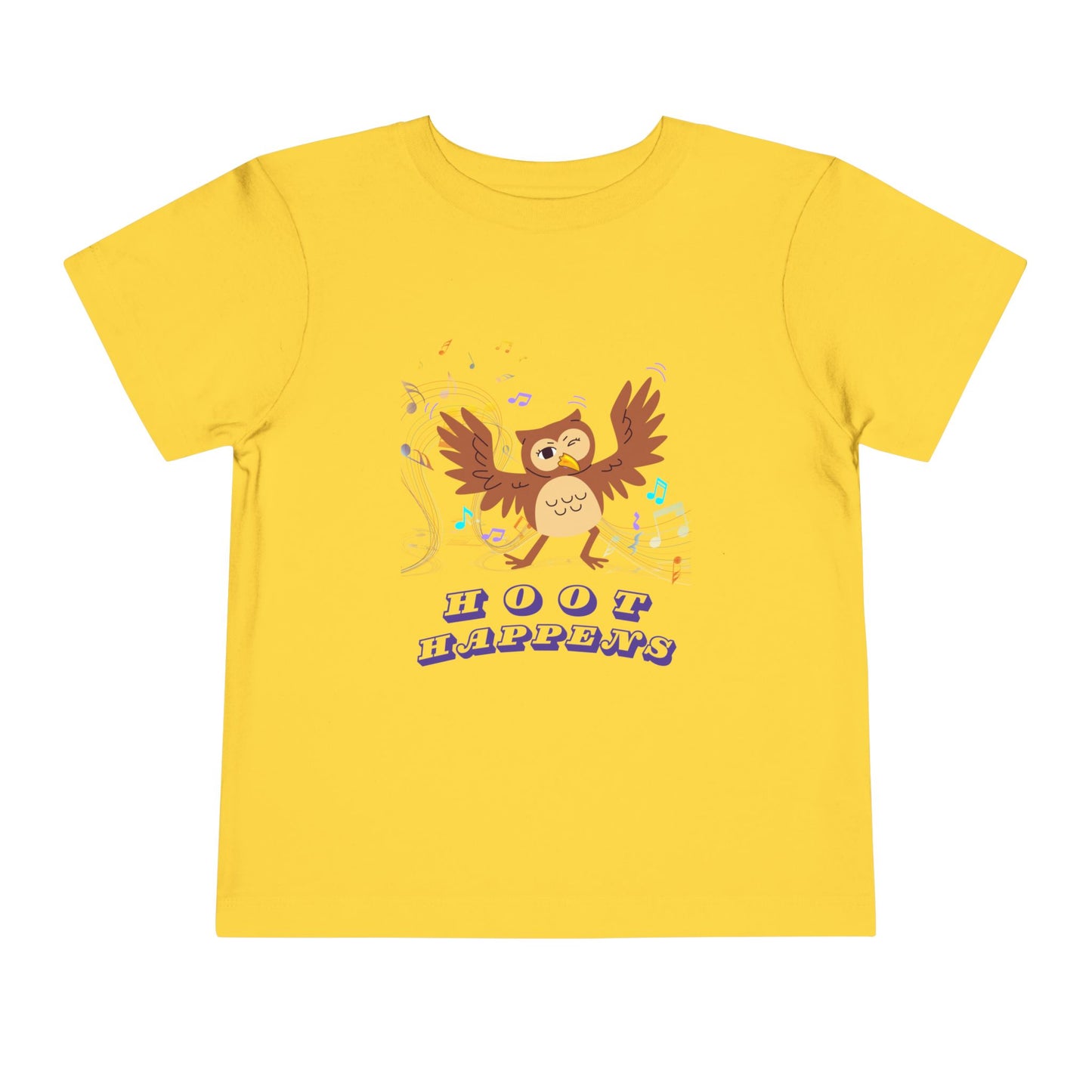 Toddler Hoot Happens Tee β Musical Owl Shirt for Groovy Little Hoots