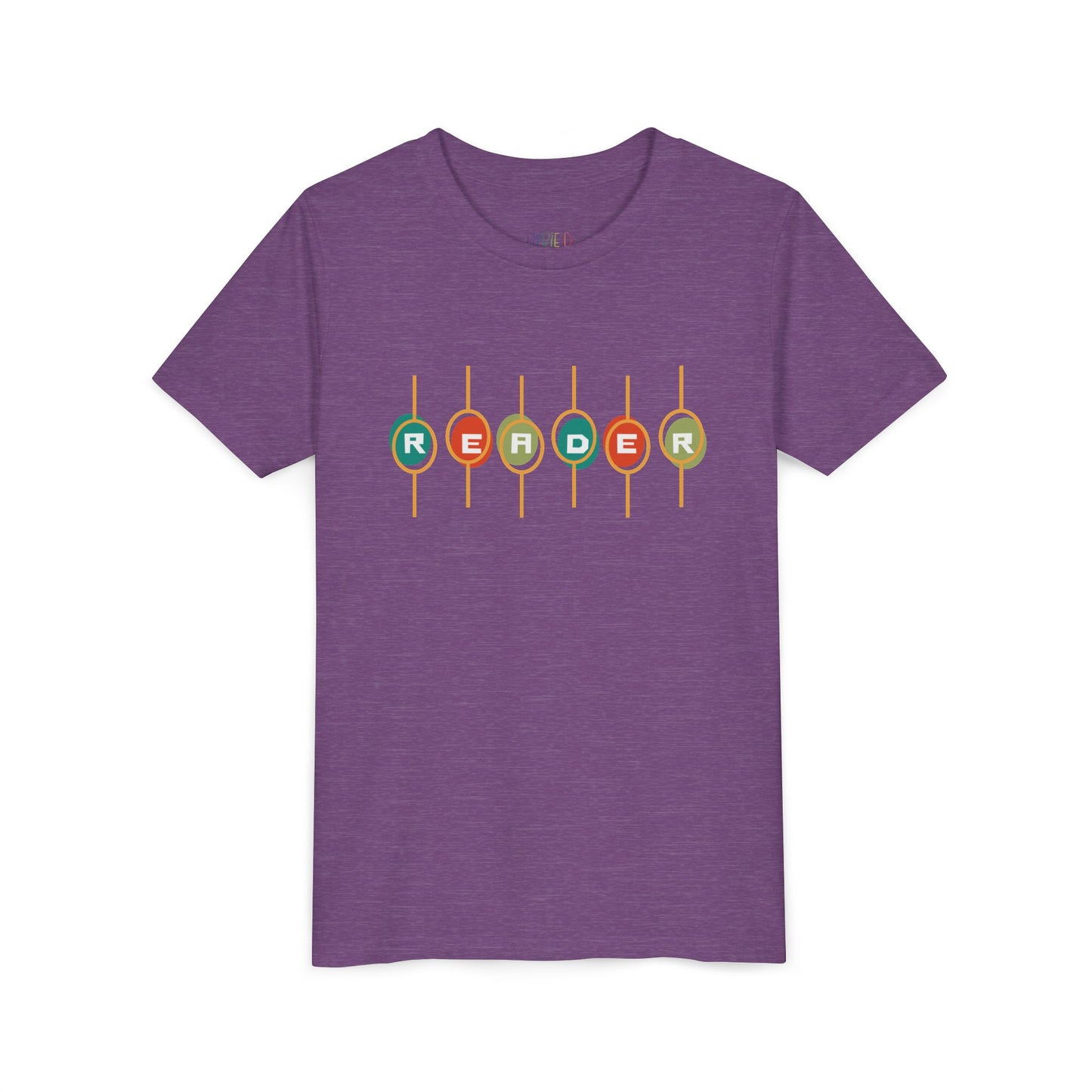 Youth READER Retro Dial Tee, For bookworms who like their style as bold as their stories
