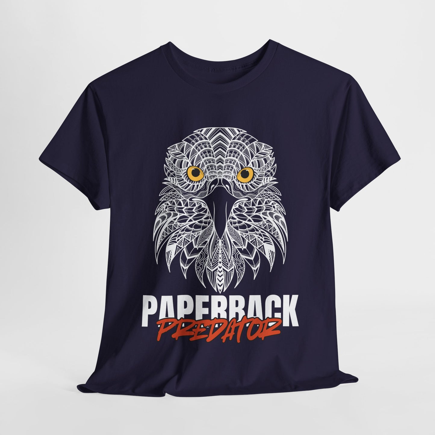 Teen/Adult Unisex β Paperback Predator Tee β Fierce Hawk Book Shirt