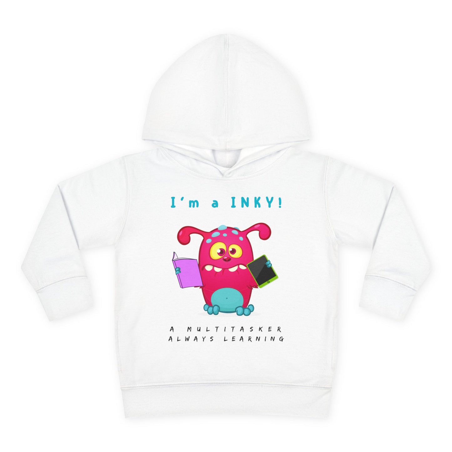 Toddler I’m an Inky Hoodie – Multitasking Monster Reader Design