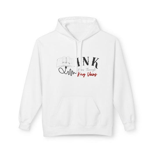 Teen/Adult Unisex Ink Runs Through My Veins Hoodie – Writer and Reader Design