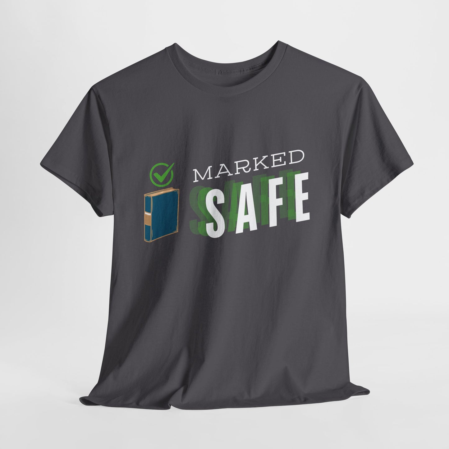 Teen/Adult Unisex Tee – Marked Safe by the Book