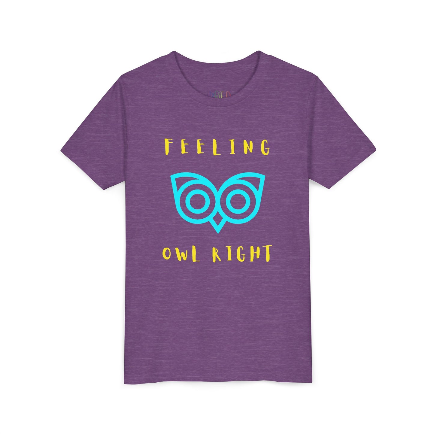 Youth Feeling Owl Right T-Shirt – Bold Graphic Tee with Playful Wordplay and Owl Design