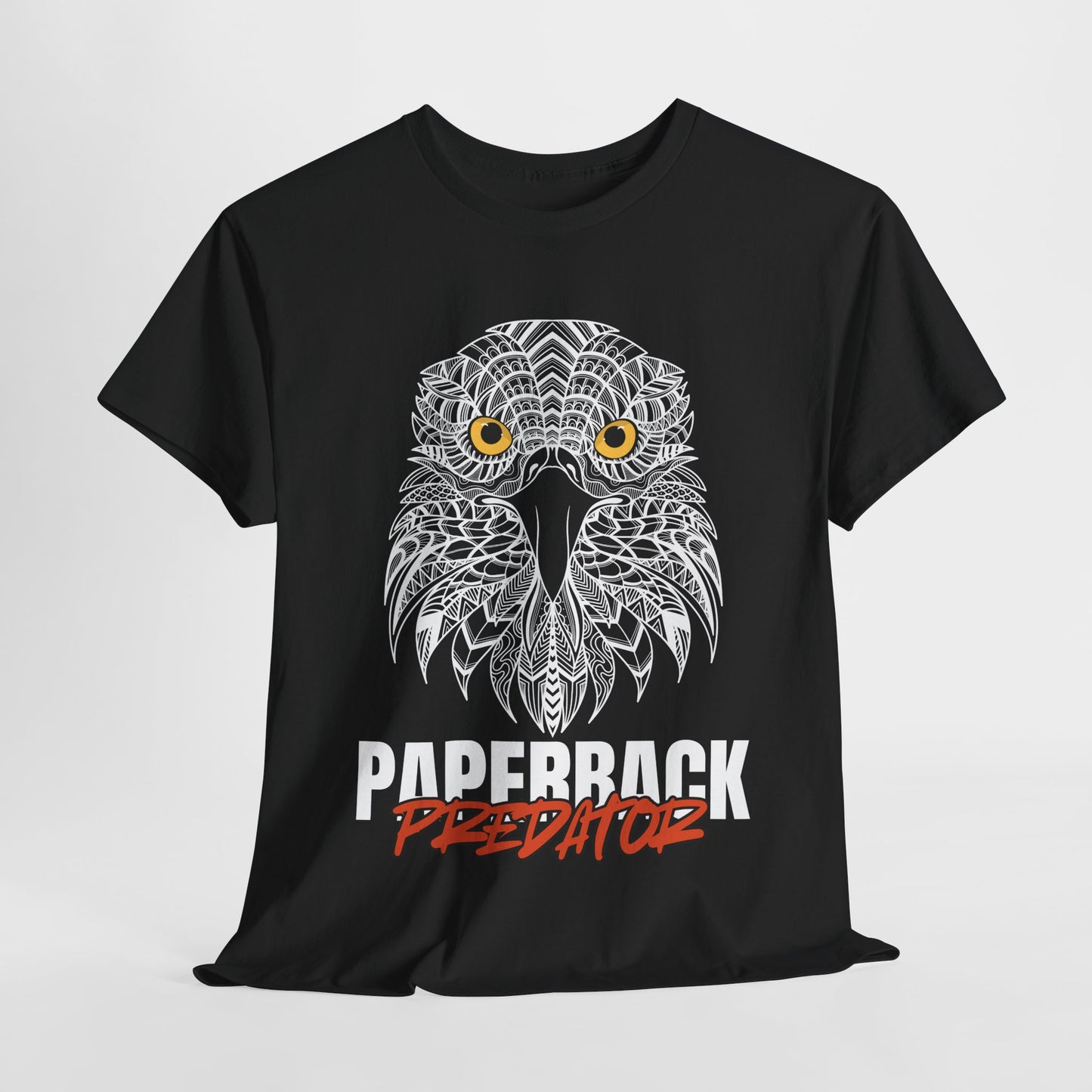 Teen/Adult Unisex β Paperback Predator Tee β Fierce Hawk Book Shirt