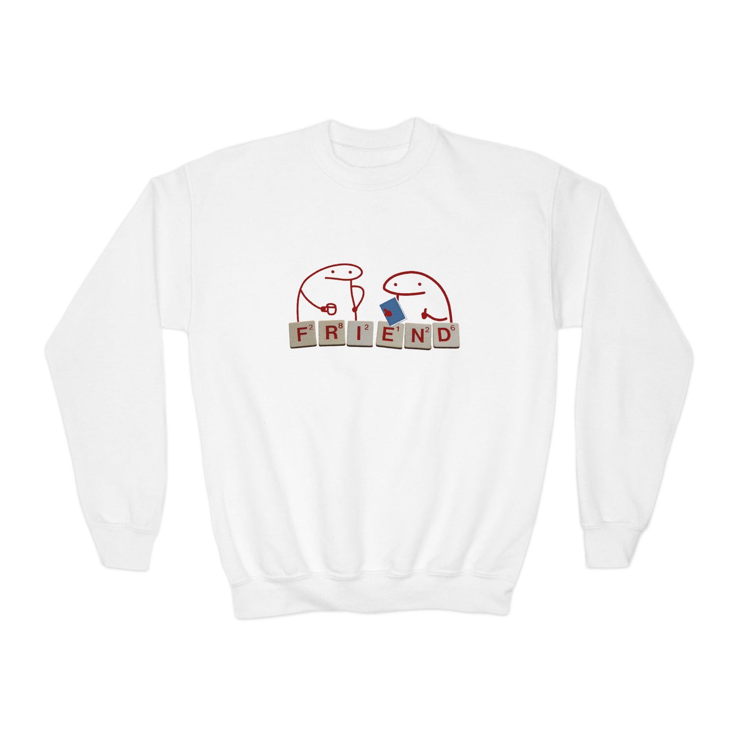 Youth Friendship Sweatshirt β Sharing Stories & Smiles