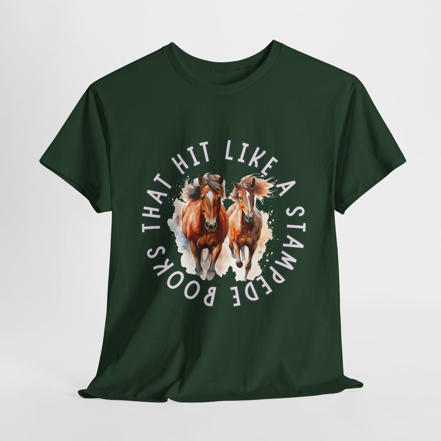 Teen/Adult Unisex Tee β Books That Hit Like a Stampede