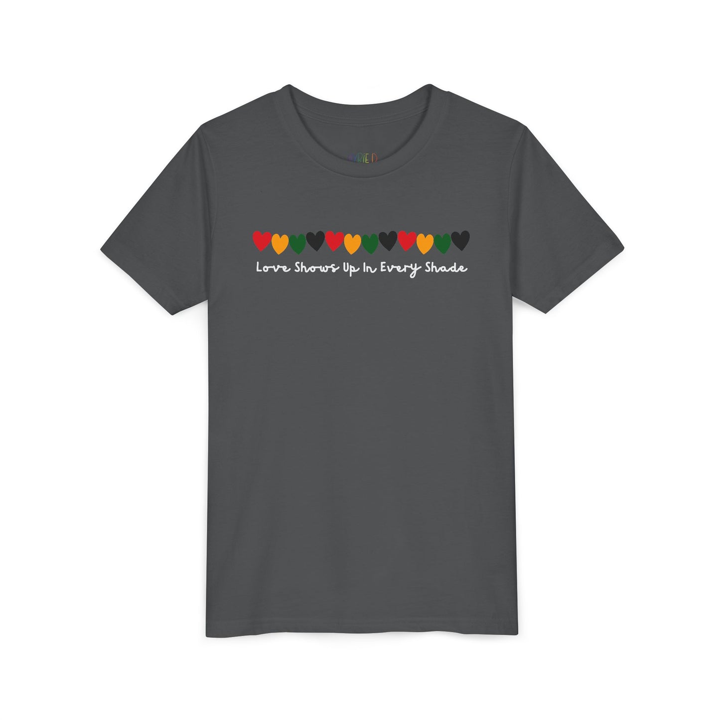 Youth Love Shows Up in Every Shade Tee – Celebrate Every Color of Love