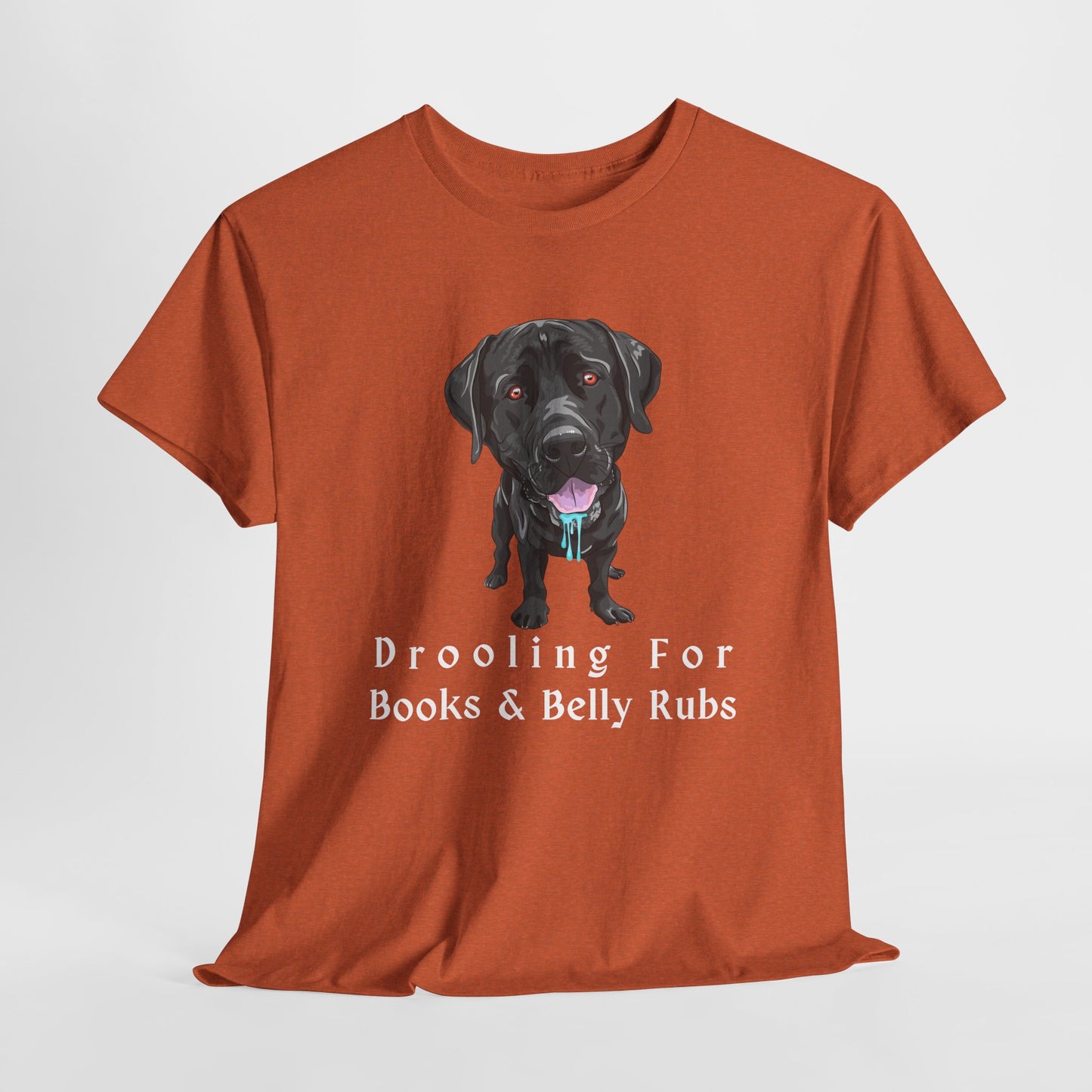 Teen/Adult Unisex Books & Belly Rubs Tee – Dog-Approved and Reader-Ready
