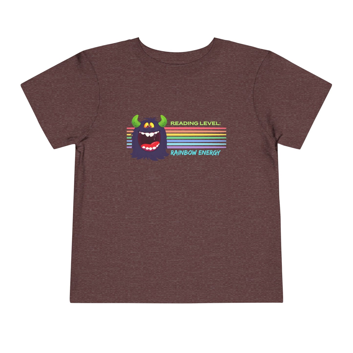 Toddler Reading Level: Rainbow Energy Tee