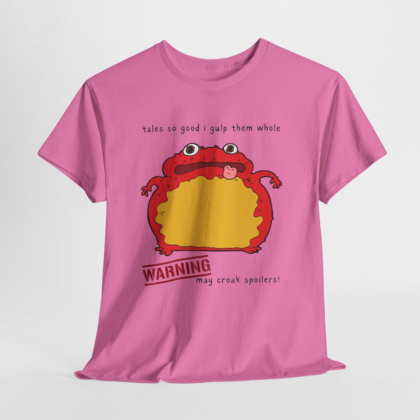 Teen/Adult Unisex Spoiler Croaker Tee – Devour Books, Dish Endings