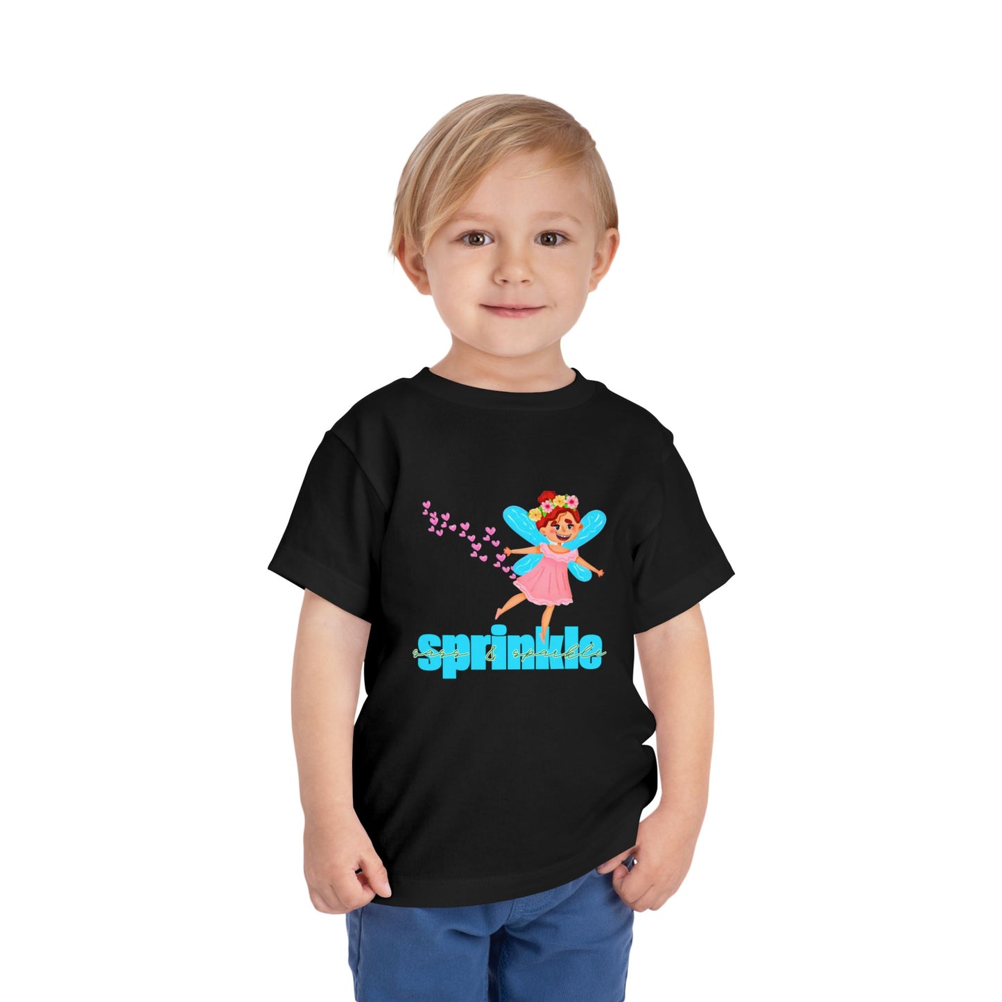 Toddler Sprinkle Sass & Sparkle Tee – Fairy Girl Shirt for Bold Little Spirits